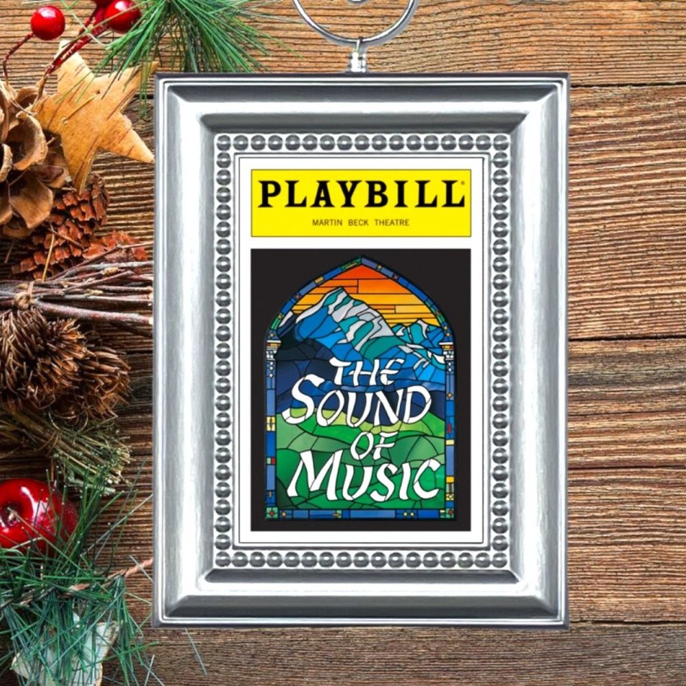 The Sound Of Music Broadway Musical Playbill Christmas Tree Ornament